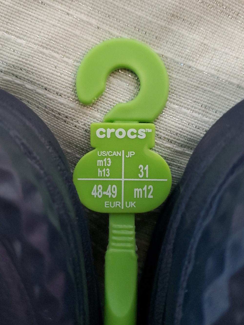 Men's Crocs Navy Off Grid Clog - Picture 2 of 9